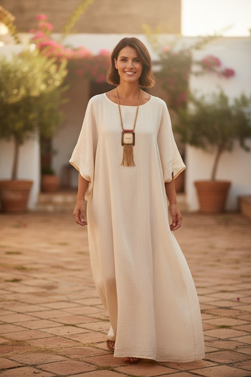 Long Camel Shell Necklace