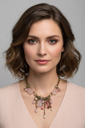 Semi Precious Multi Stone Stylish Necklace