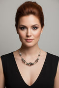 Stylish Faceted Crystal Necklace
