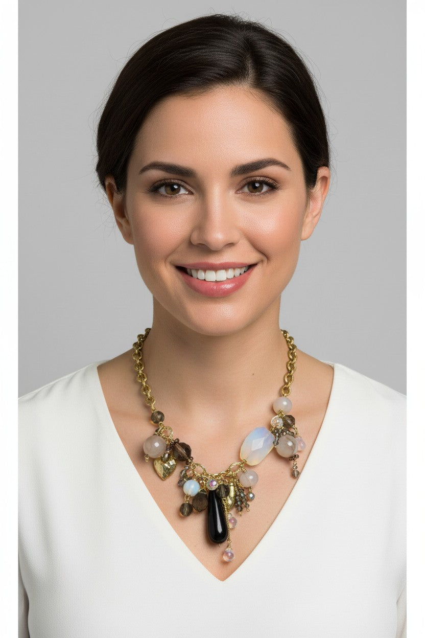 Stunning Semi Precious Stone Necklace