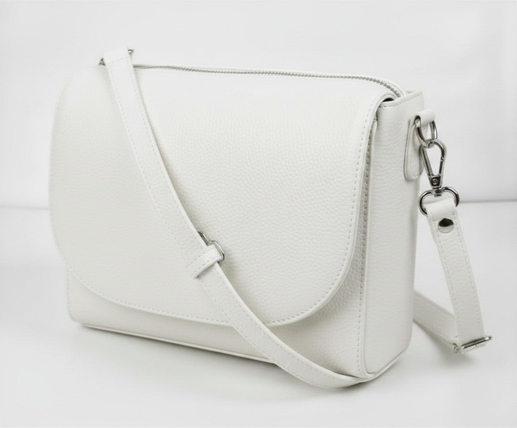 Italian Leather Compact Shoulderbag-BM213