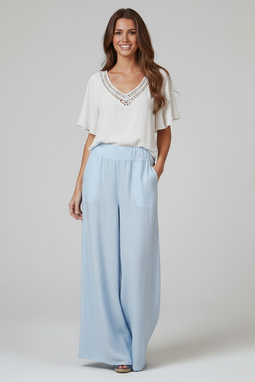L018-Conti Moda Italian Linen Pants