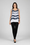 L5371-Conti Moda Italian Silk Print Cammy