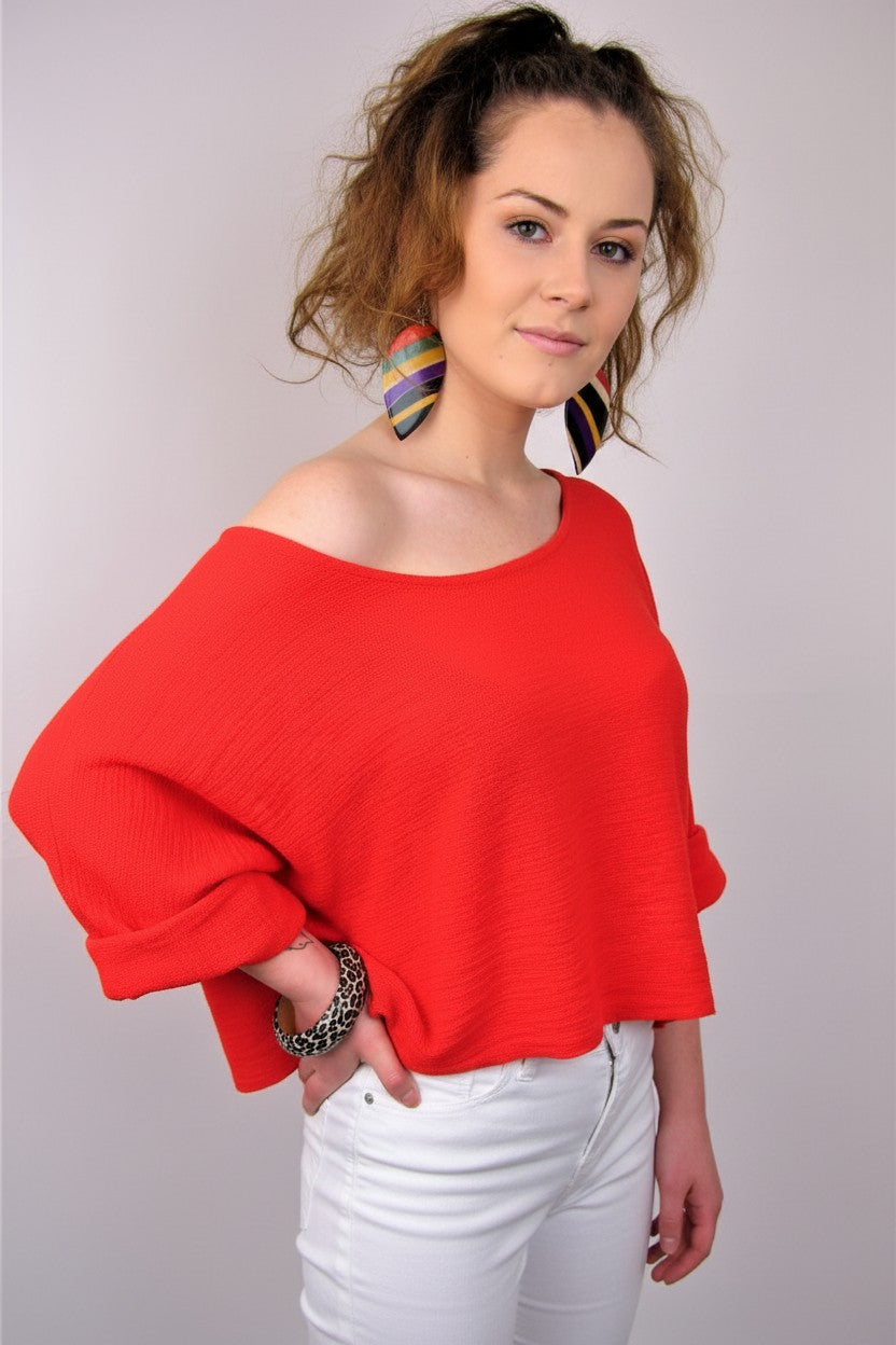 Conti Moda Cheeky Italian Cotton Crop Top