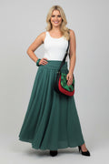 Conti Moda Italian Cotton Long Flowing Maxi Skirt