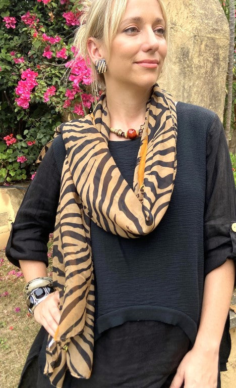 Animal Print Scarf