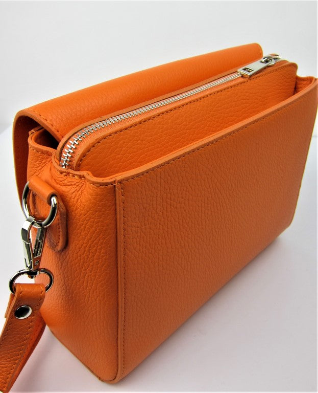 Italian Leather Compact Shoulderbag-BM213