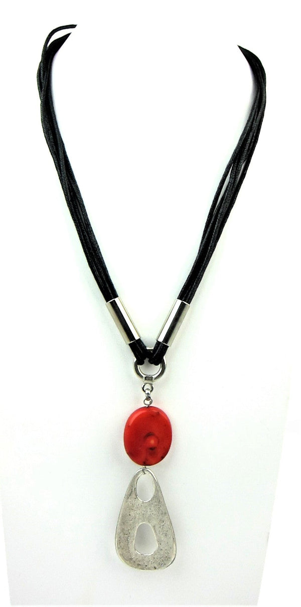 Elegant Semi Precious Stone Long Necklace Conti Moda Retail